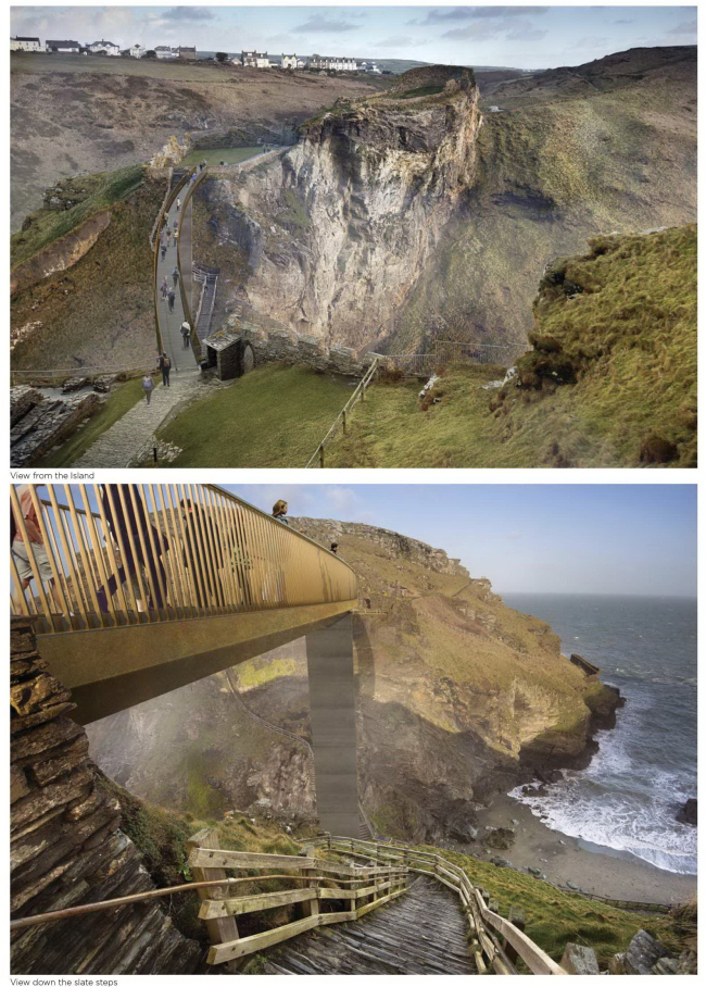 ������ Marks Barfield Architects. ����������� � ����� competitions.malcolmreading.co.uk/tintagel