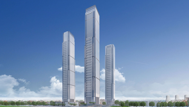 Multifunctional residential complex on the 5th Donskoy Proezd. 4 towers. Version 1 � ABV Group