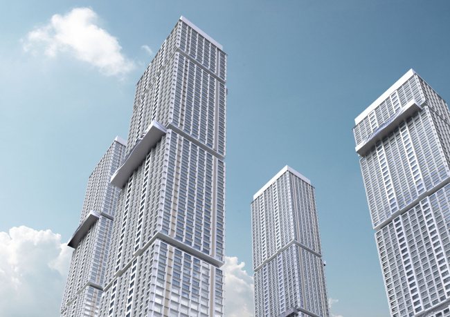 Multifunctional residential complex on the 5th Donskoy Proezd. 4 towers. Version 3. Project, 2015 � ABV Group