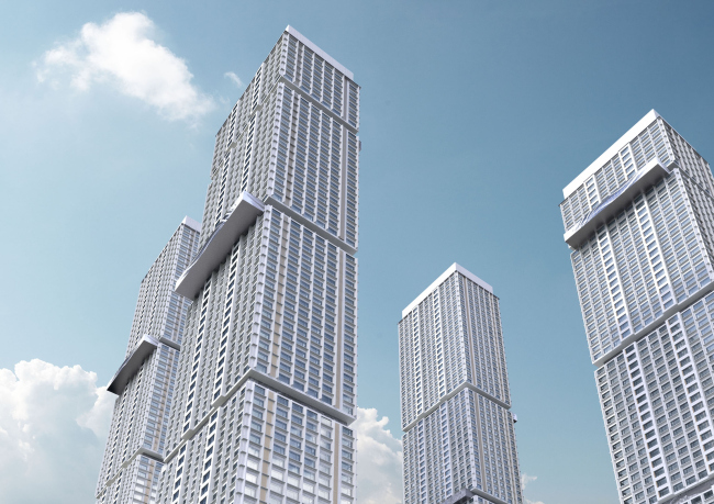 Multifunctional residential complex on the 5th Donskoy Proezd. 4 towers. Version 3. Project, 2015  ABV Group