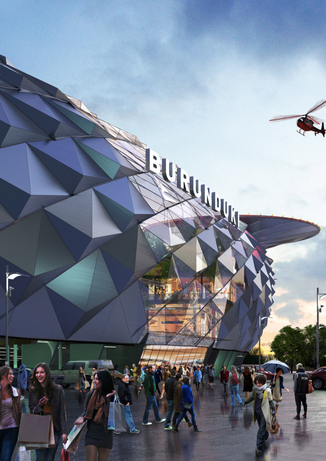 Shopping and entertainment complex "Burunduki". Project, 2015  ARKHIMATIKA