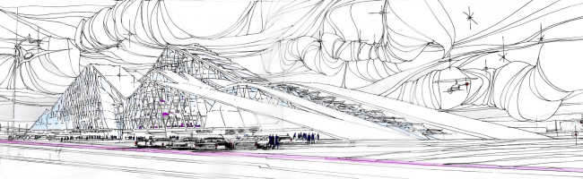 National bank in Astana. Sketch. Project, 2015 � ARKHIMATIKA