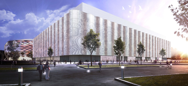 Multifunctional complex of "Spartak" football stadium. Option 2 � GrandProjectCity