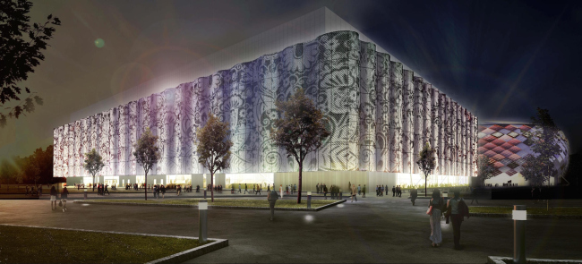 Multifunctional complex of "Spartak" football stadium. Option 2 � GrandProjectCity