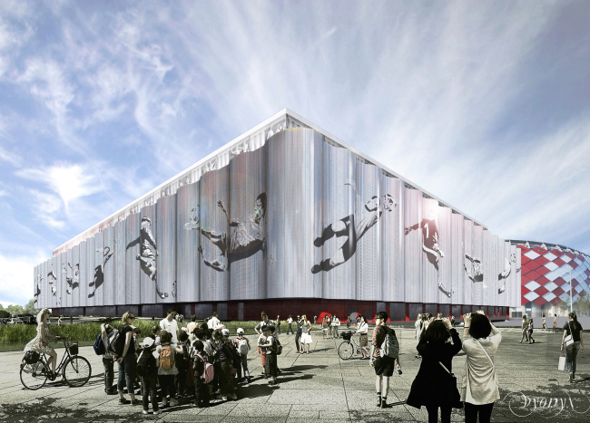 Multifunctional complex of "Spartak" football stadium. Option 3 � GrandProjectCity