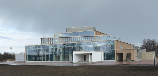 The students' cafe of the Higher Management School of Saint Petersburg State University. Structure. Construction, 2014. Photograph  Margarita Yavein, Tatiana Strekalova