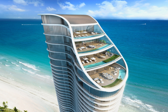 ����� Ritz-Carlton Residences. �����������: Arquitectonica / Ritz-Carlton Residences, Sunny Isles Beach