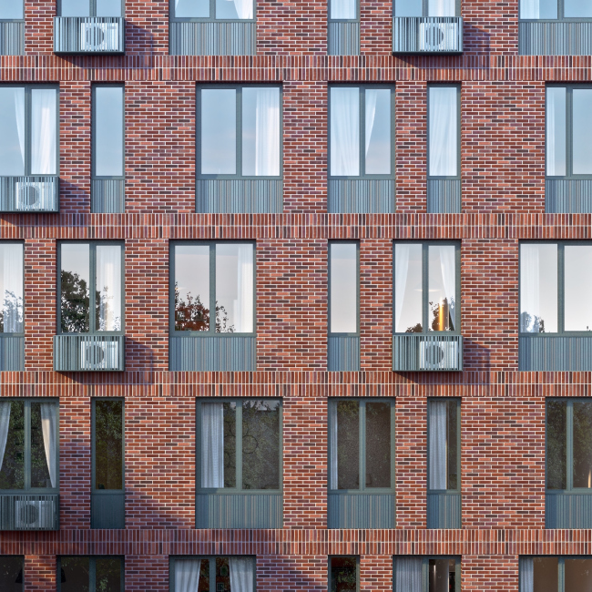 Multifunctional building with residential and other kinds of premises on the Shosse Entuziastov. Fragment of the second unit. Project, 2015 � ADM