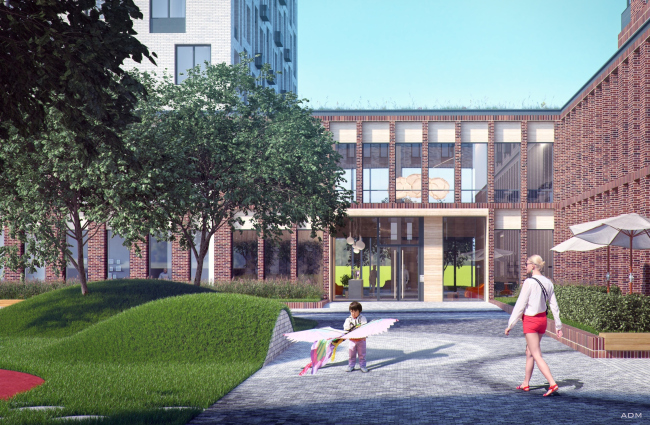 Multifunctional building with residential and other kinds of premises on the Shosse Entuziastov. Project, 2015 � ADM