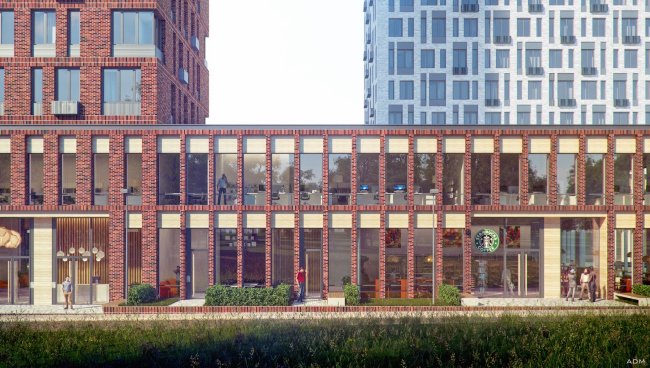 Multifunctional building with residential and other kinds of premises on the Shosse Entuziastov. Kindergarten. Project, 2015 � ADM