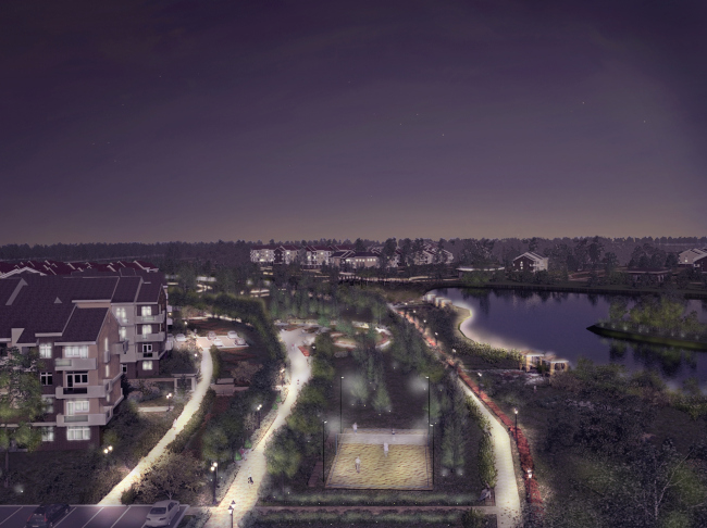 The architectural and planning concept of the residential projectin Kirov. Visualization. Project, 2015  Archstroydesign