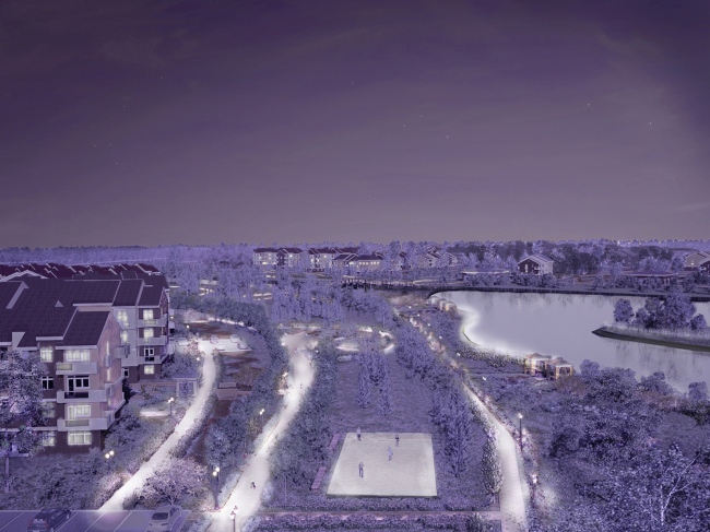 The architectural and planning concept of the residential projectin Kirov. Visualization. Project, 2015 � Archstroydesign