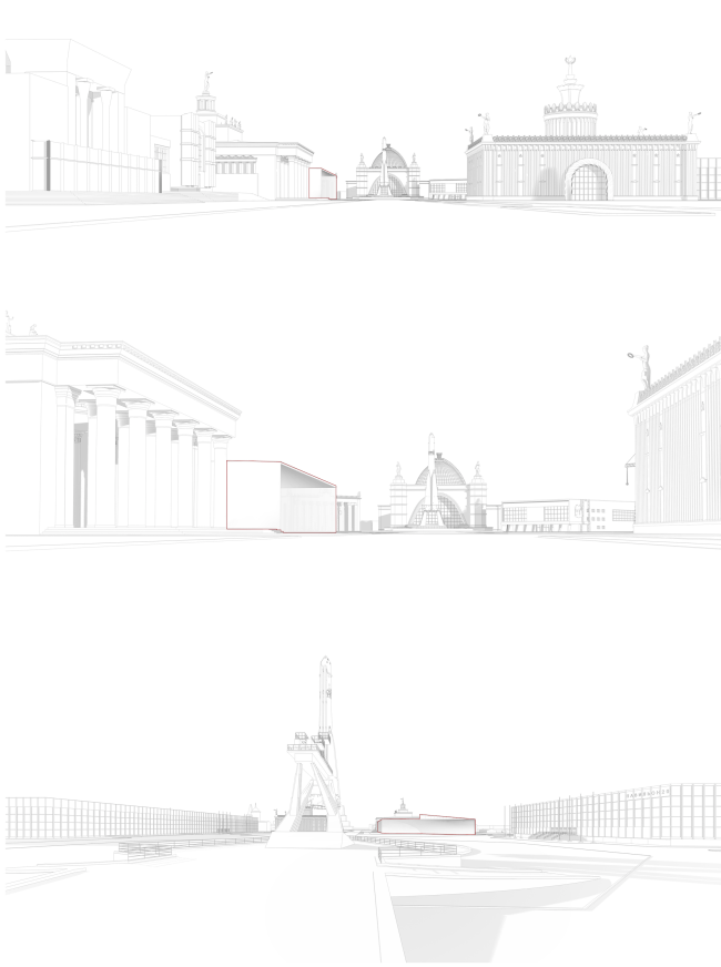Павильон «Росатома» на ВДНХ. Визуальный анализ среды © UNK project