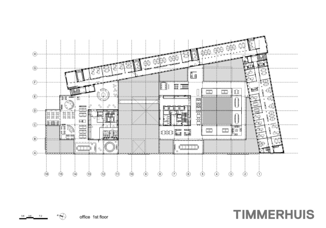 Тиммерхёйс – новое здание ратуши Роттердама © OMA