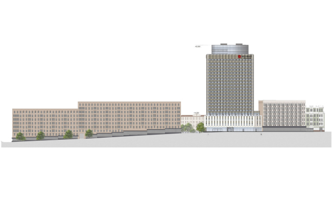 Project of renovating "Belgrade" Hotel. Development drawing  T+T Architects