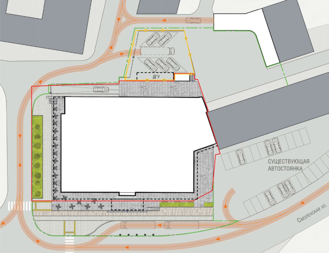 Project of renovating "Belgrade" Hotel. Master plan  T+T Architects