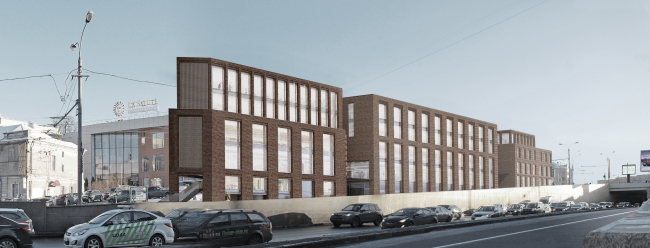 Multifunctional complex on the Zemlyanoy Val Street. Project, 2014 � Ginsburg Architects