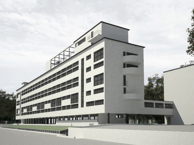 Project of restoration and adaptation of the cultural and architectural monument "Narkomfin House". Project, 1995-2007 � Ginsburg Architects