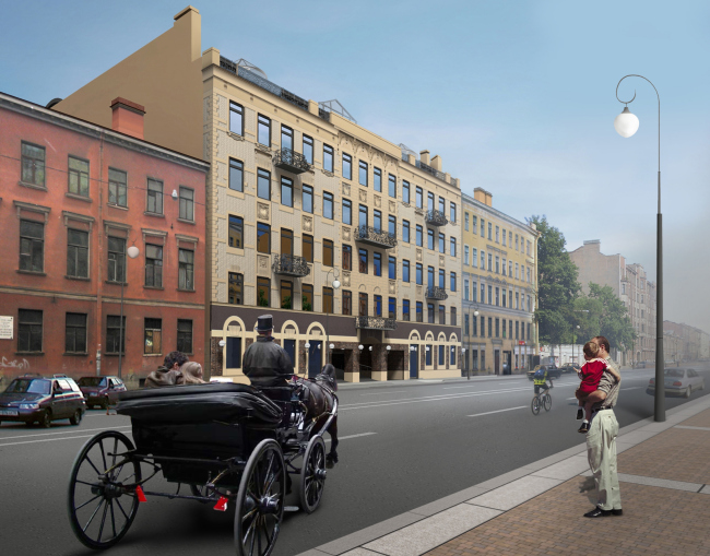 Residential building on the Vasilyevsky Island "Fjord" residential complex � Sergey Tsytsin Architects