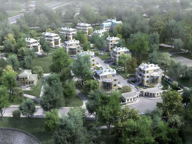 Residential complex on the Krestovka River � Sergey Tsytsin Architects
