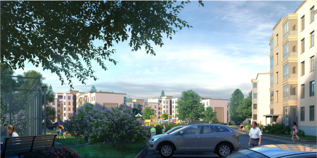 "New Sertolovo" residential complex. Project, 2015 � Sergey Tsytsin Architectural Studio