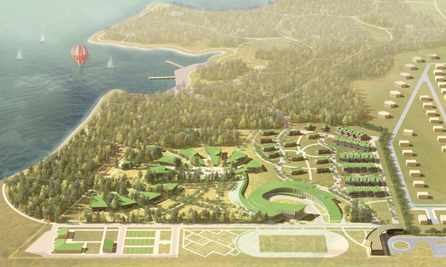 Sports and Recreation Center at the Mozhaisk Sea � Arkhitecturium