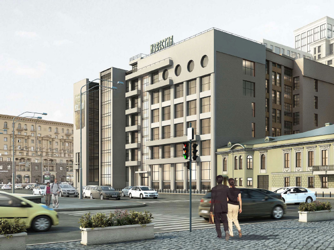 Restoration of the building of "Izvestiya" Newspaper. Restoration, 2014-2015  Ginsburg Architects