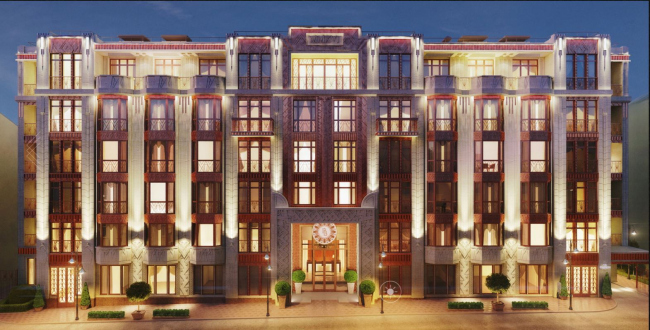 �Residence in Vsevolozhsky�. Main facade � Mezonproject