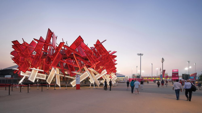 ���� ���. �������� Coca-Cola Beatbox Pavilion �� ���������-2012 � �������. ���� � Hufton + Crow