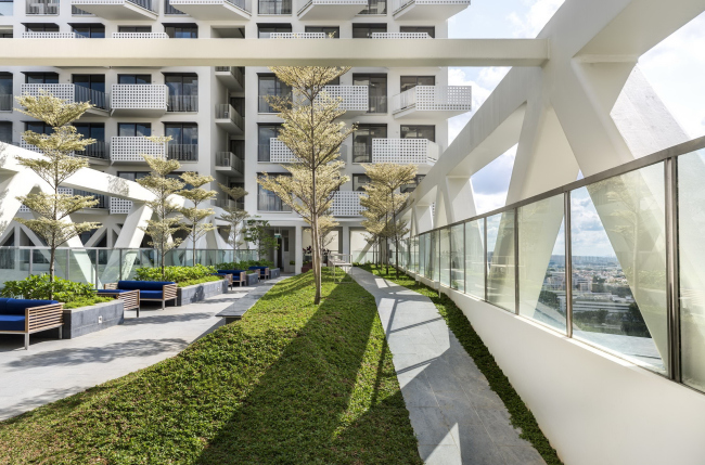 ����� �������� Sky Habitat. ����: Edward Hendricks. ������������� Safdie Architects