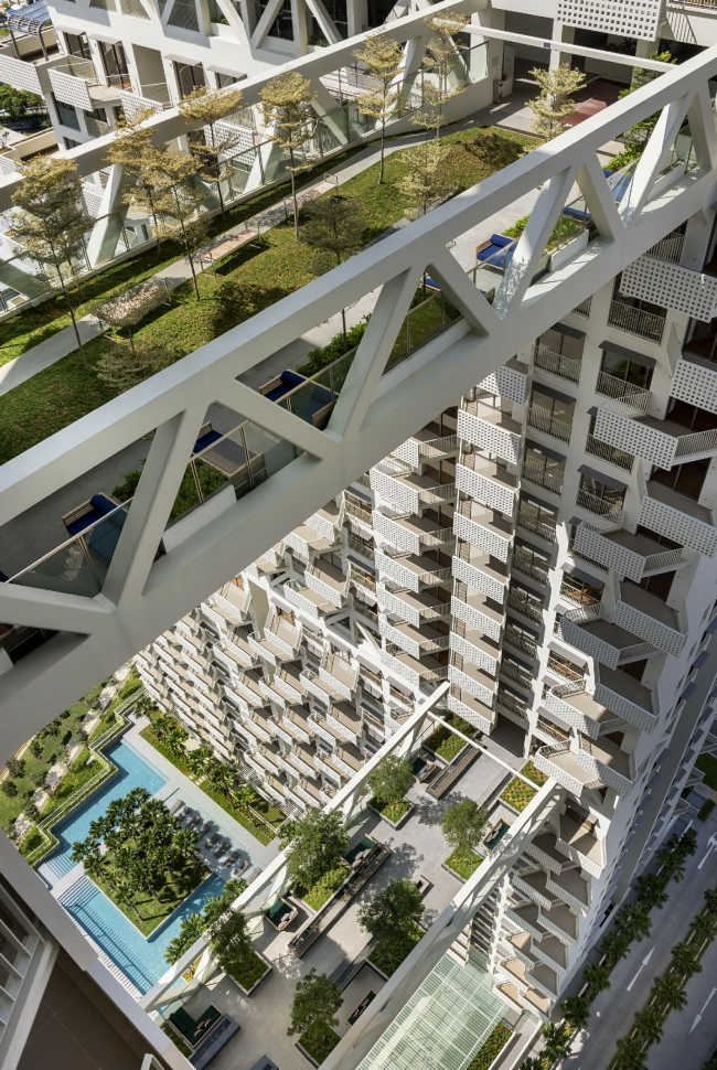 ����� �������� Sky Habitat. ����: Edward Hendricks. ������������� Safdie Architects