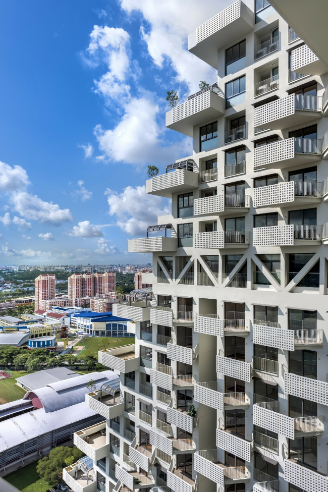 ����� �������� Sky Habitat. ����: Edward Hendricks. ������������� Safdie Architects