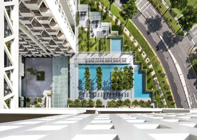 ����� �������� Sky Habitat. ����: Edward Hendricks. ������������� Safdie Architects