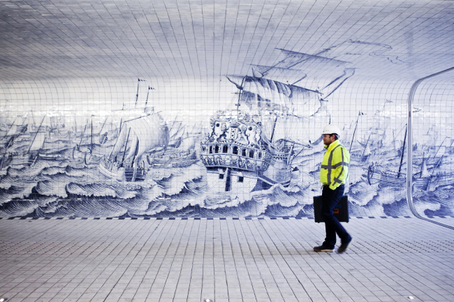 Пешеходный тоннель Кёйперспассаж © Jannes Linders