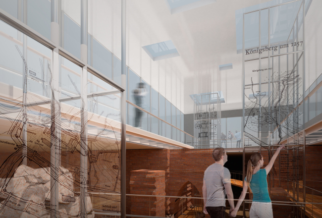 A project of historical and cultural center in Kaliningrad. Interior of the museum. Project, 2015 � Anatoly Stolyarchuk Architectural Studio