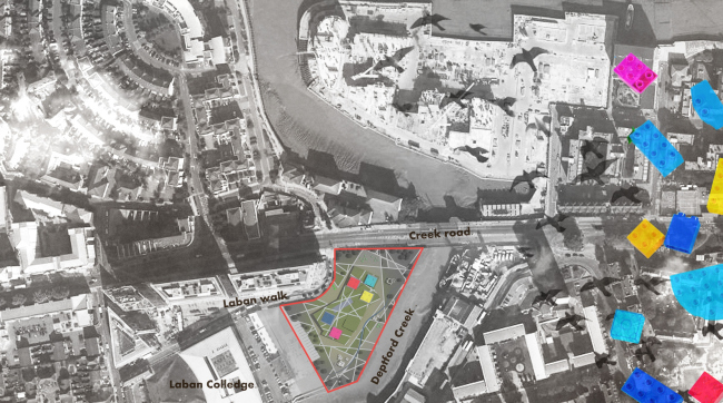 Nursery school in London. Location plan. Project, 2015  Anatoly Stolyarchuk Architectural Studio