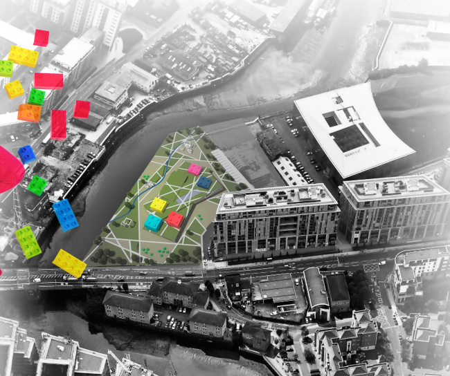 Nursery school in London. Location plan. Project, 2015  Anatoly Stolyarchuk Architectural Studio