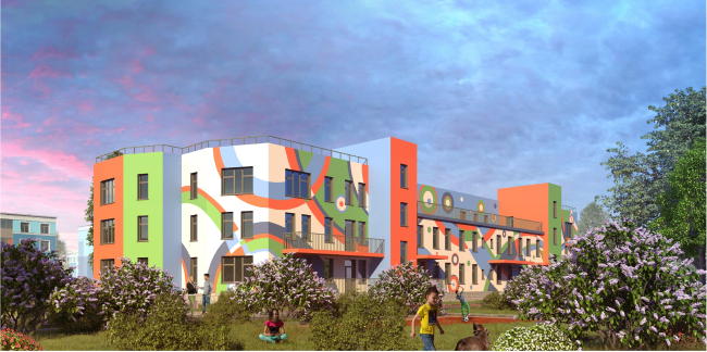 "New Sertolovo" residential complex. Project, 2015 � Sergey Tsytsin Architectural Studio