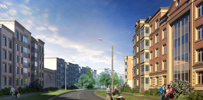 "New Sertolovo" residential complex. Project, 2015 � Sergey Tsytsin Architectural Studio