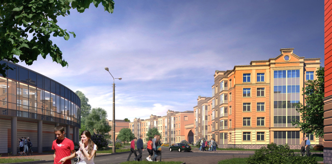 "New Sertolovo" residential complex. Project, 2015 � Sergey Tsytsin Architectural Studio