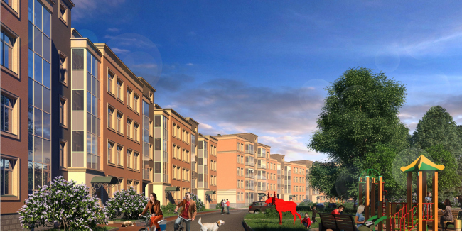 "New Sertolovo" residential complex. Project, 2015 � Sergey Tsytsin Architectural Studio