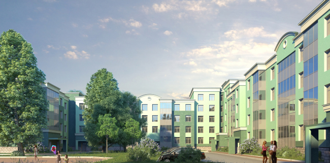 "New Sertolovo" residential complex. Project, 2015  Sergey Tsytsin Architectural Studio