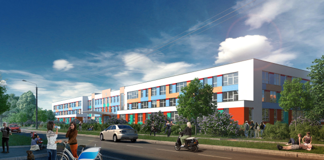 "New Sertolovo" residential complex. Project, 2015 � Sergey Tsytsin Architectural Studio