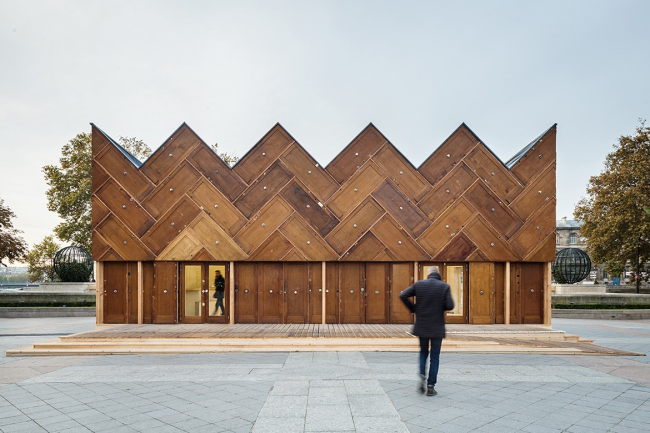 ��������� �������� � ������ Circular pavilion. 
������: ������ Encore Heureux Architects. ���������� � encoreheureux.org