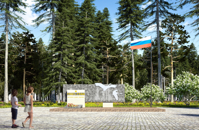 "New Sertolovo" residential complex. Monument to the Heroes Project, 2015 � Sergey Tsytsin Architectural Studio