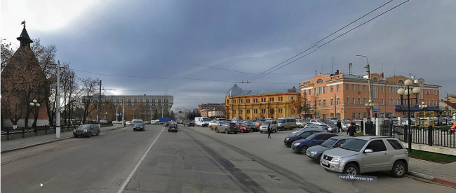 The concept of renovating Tula's public territories. The Krestovozdvizhenskaya Square. The current situation. Project, 2015  4izmerenie