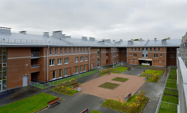 "Amazon" residential complex. Inner courtyard. Construction, 2015 � Tatiana Strekalova, Studio 44