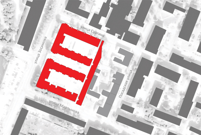 "Amazon" residential complex. Location plan � Studio 44