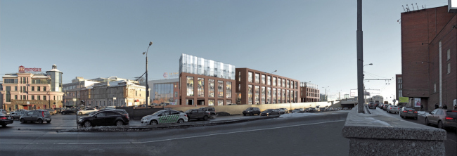 Multifunctional complex on the Zemlyanoy Val Street. Project, 2014 � Ginsburg Architects