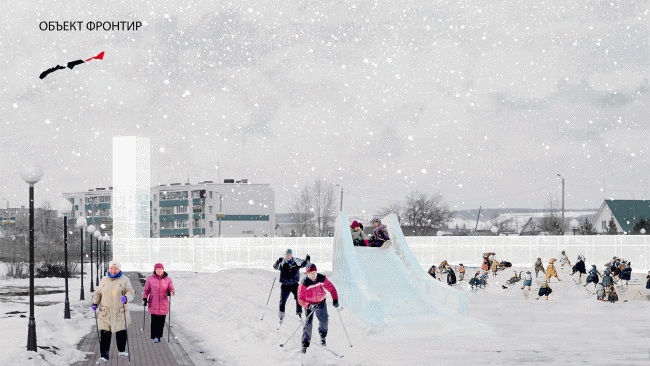 Project of the workshop "Spring MARCH in Kazan". Zainsky Park. Provided by MARCH Lab.